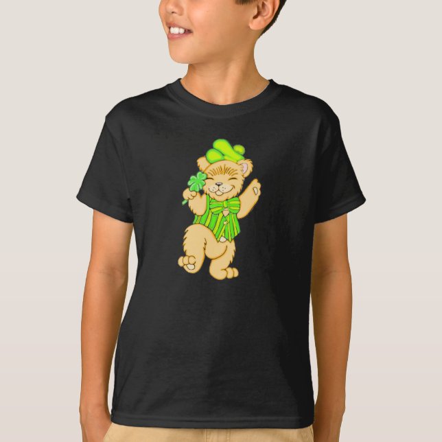 Camiseta Roupa Irlandês Bear Kids (Frente)