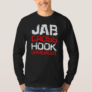 Camiseta Roupa Jiu Jitsu - Corpo Superior do Gancho Cruzado