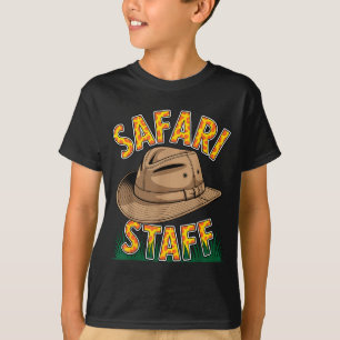Camiseta Roupa Legal de Safári para Homens Mulheres Criança