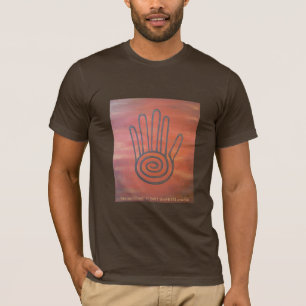 Camiseta Roupa maia da mão