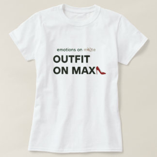 Camiseta Roupa na Moda salto alto vermelho