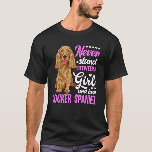 Camiseta Roupa para Cocker Spaniel Cocker Spaniel 2 (Frente)