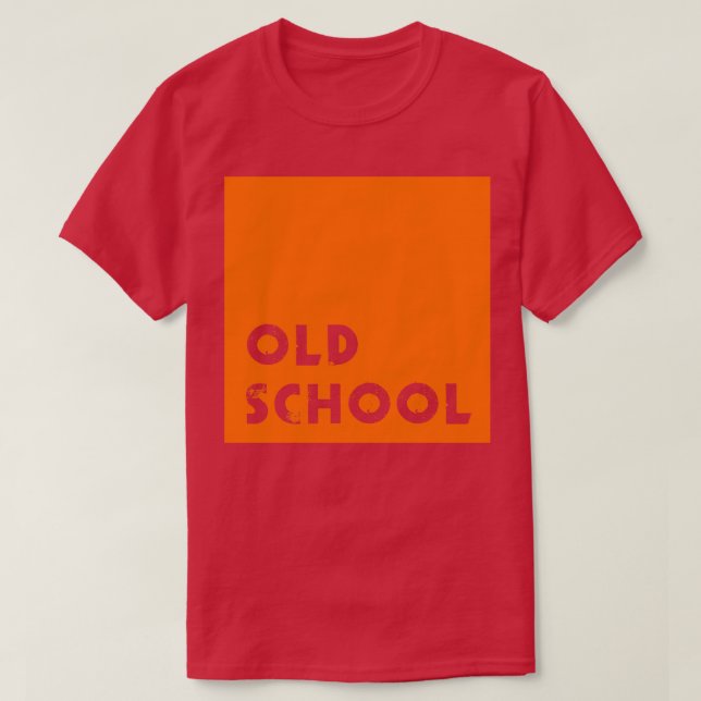 Camiseta Roupa para Escritório da Escola Antiga de Alta Qua (Frente do Design)