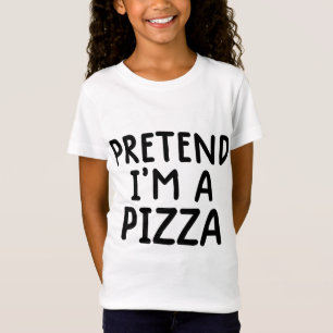 Camiseta roupa preguiçosa e engraçada de halloween Finja qu