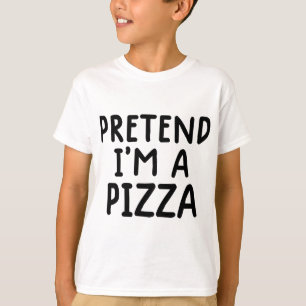 Camiseta roupa preguiçosa e engraçada de halloween Finja qu