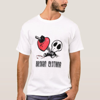 Camiseta roupa quebrada