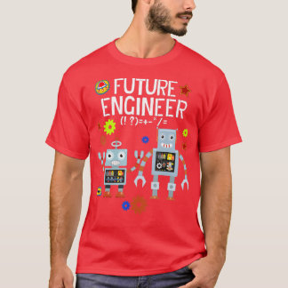 Camiseta Roupa Robótica De Futuro Engenheiro Para Adultos