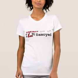 Camiseta Roupa Samoyed (I Love)