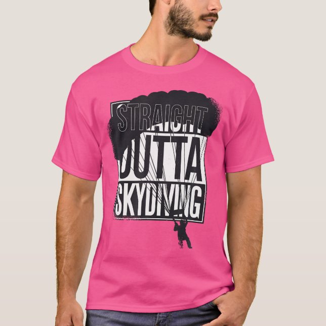 Camiseta Roupa Skydiving Parachuting (Frente)