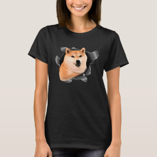 Camiseta Roupa Tornada Cuta Shiba Inu - Cão do Lover Shiba