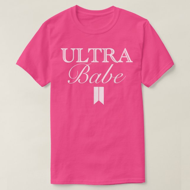 Camiseta Roupa Ultra Babe engraçado (Frente do Design)