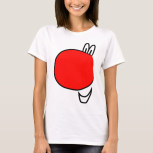 Camiseta Roupa vermelha dos dias do nariz