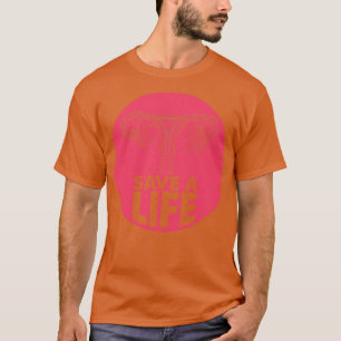 Camiseta Roupa Vintage Salva Uma Vida Pro Vida