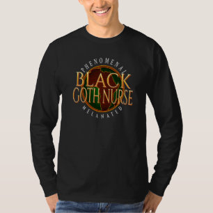Camiseta Roupas Afro Punk para Góticos Afro-Americanos