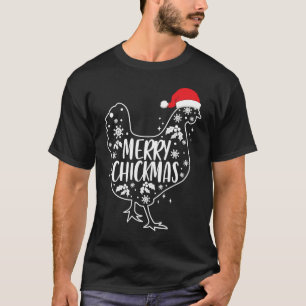 Camiseta Roupas Alegre Galinhatmas Feriado Natal Galinha