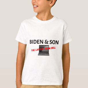 Camiseta Roupas Anti Biden Pro Trump O Laptop do Inferno