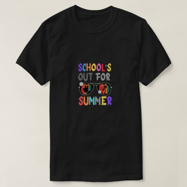 Camiseta Roupas básicas masculinas para fora da escola de ó (Frente do Design)