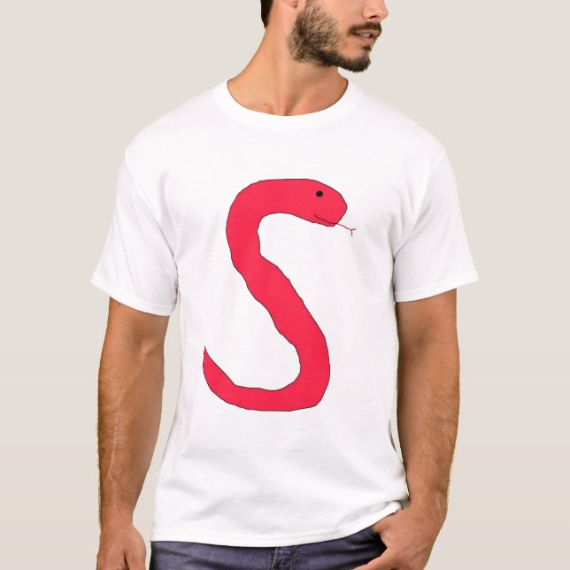 Camiseta Roupas Cobra S Vermelha (Frente)