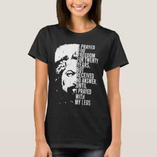 Camiseta Roupas com Citação de Frederick Douglass Mês da Hi