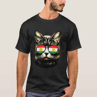 Camiseta Roupas com Design de Gato do Curdistão Engraçado G