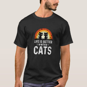 Camiseta Roupas Com Gatos