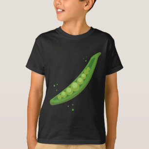 Camiseta Roupas Combinadas de Casal de Homens Ervilha Funny