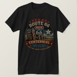 Camiseta Roupas comemorativas dos 100 anos da Rota 66 no Te