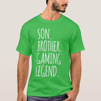 Camiseta Roupas computador Jogo eletrônico Geek filho irmão