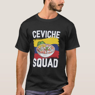 Camiseta Roupas da Ceviche Squad para Produto Alimentício E