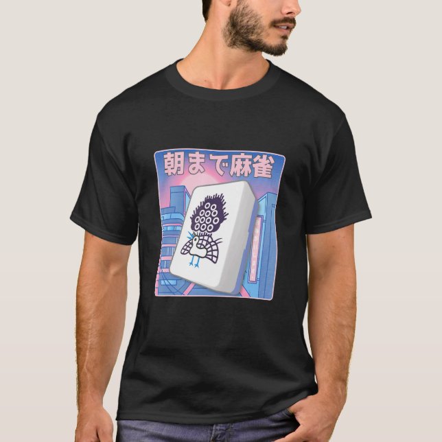 Camiseta Roupas da Cidade do Azulejo de Ichi Mahjong - Merc (Frente)