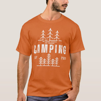 Camiseta Roupas de Acampamento por ZamTilla para Fãs de Ave