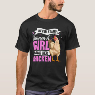 Camiseta Roupas de Agricultura para Proprietário de Frango