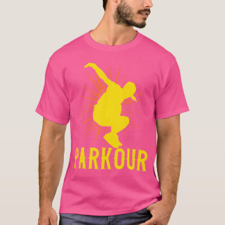 Camiseta Roupas de Amantes de Parkour Divertidas Parkour