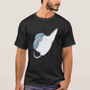 Camiseta Roupas de Arremedo de Raia Manta Dança Mergulhador