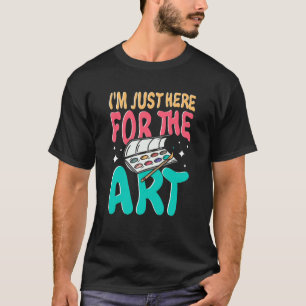 Camiseta Roupas de Artista para Pintor Esboçando Pintura