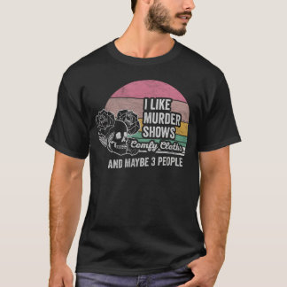 Camiseta Roupas de assassinato retrô família de pessoas