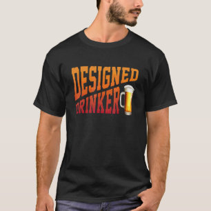 Camiseta Roupas de Bebedor Projetado Cerveja Vinho Roupas