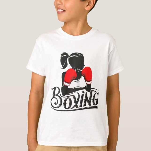 Camiseta Roupas de Boxe Cardio Femininas (Frente)