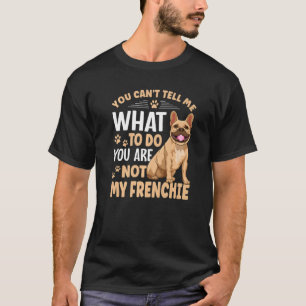 Camiseta Roupas de Bulldog Francês para Homens Mulheres Cri