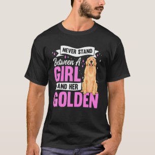 Camiseta Roupas De Cachorro Golden Retriever Citação Para H