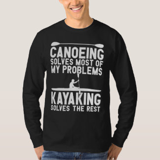 Camiseta Roupas de Canoa e Caiaque - Melhor Design de Caiaq