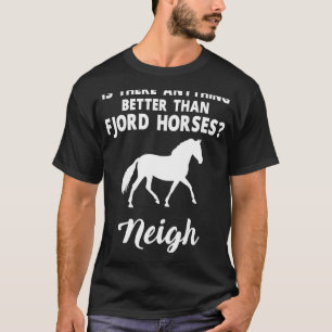 Camiseta Roupas de Cavalo Fjord Design de Cavalos Fofos