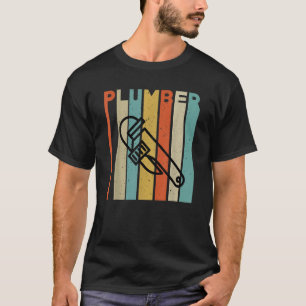 Camiseta Roupas de chave de tubo de encanador masculino Fer