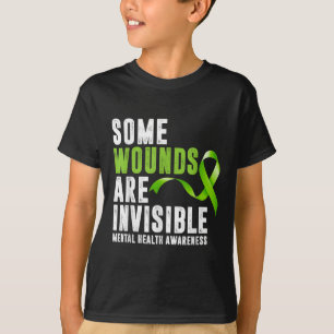 Camiseta Roupas de Conscientização sobre Saúde Mental - Alg