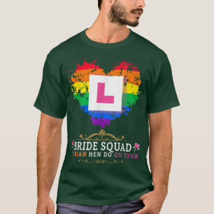 Camiseta Roupas de Despedida de Solteira Lésbica para Mulhe