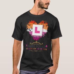 Camiseta Roupas de Despedida de Solteira Lésbica para Mulhe