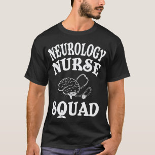 Camiseta Roupas de Enfermeira de Neurologia - Desenho Engra