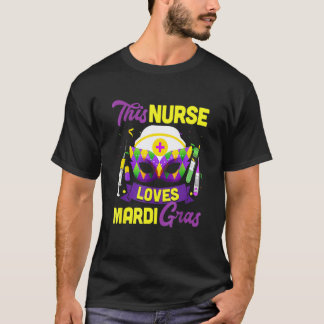 Camiseta Roupas de Enfermeira para Festa do Festival Mardi
