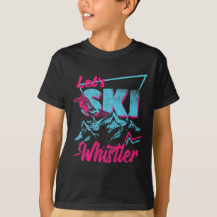 Camiseta Roupas de Esqui Vintage Anos 80 90 - Retro Whistle