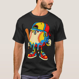 Camiseta Roupas de Estilo de Vida de Beisebol 101 Juventude